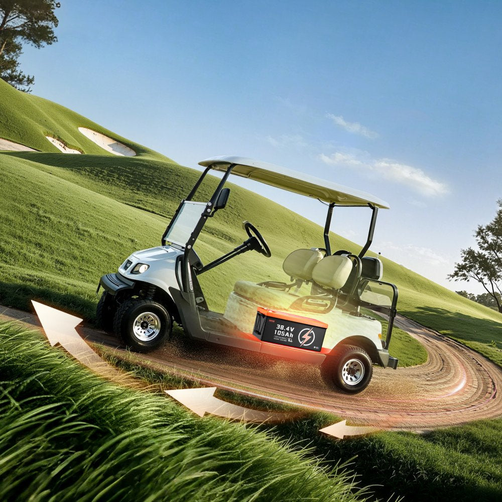 HD-38.4-100-SK - 36V 105Ah Lithium Battery Offers 50-Mile Range