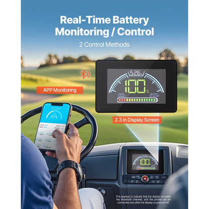 HD-51.2-100-SK-C - 105Ah 48V Lithium Battery with LCD & Bluetooth Monitoring