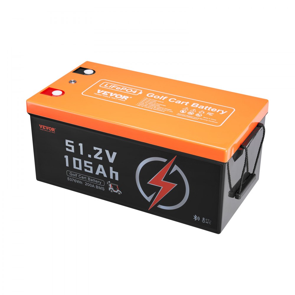 HD-51.2-100-SK-C - 105Ah 48V Lithium Battery with LCD & Bluetooth Monitoring