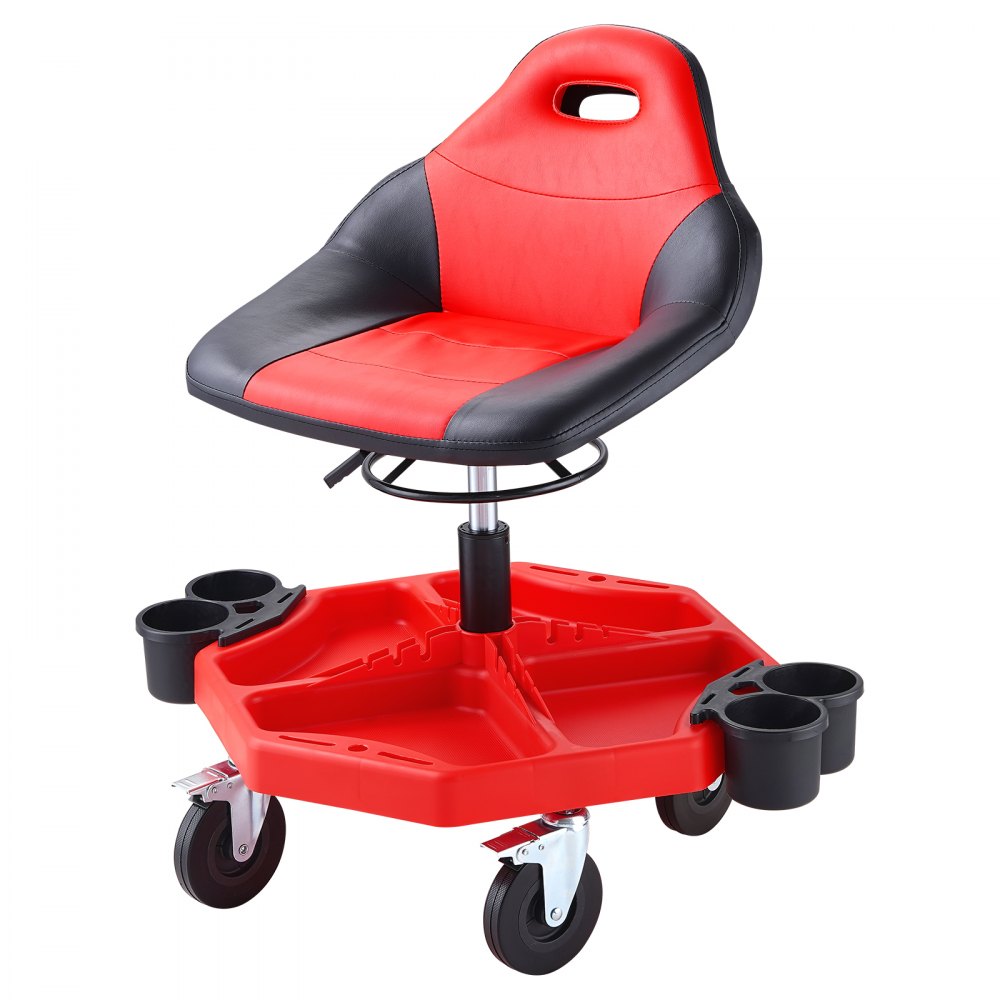 BLC9037 - Adjustable 19"-24" Rolling Garage Stool with 300LBS Capacity