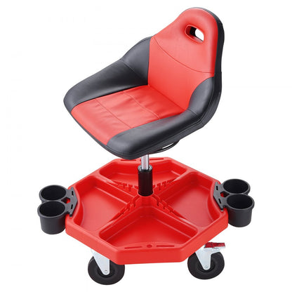 BLC9037 - Adjustable 19"-24" Rolling Garage Stool with 300LBS Capacity