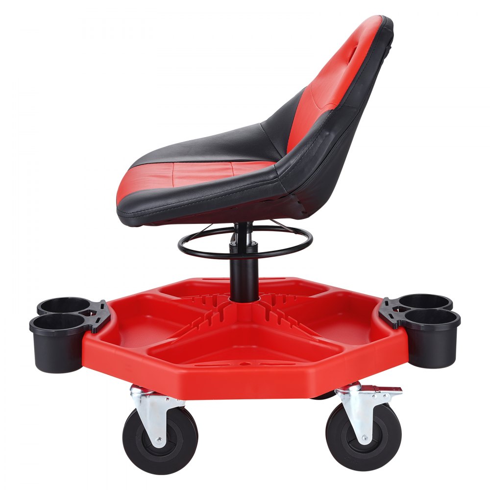 BLC9037 - Adjustable 19"-24" Rolling Garage Stool with 300LBS Capacity