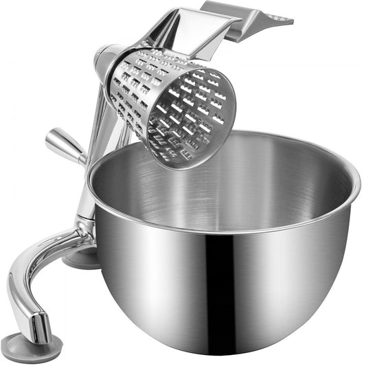 SL-005 - Durable Zinc Alloy Rotary Grater with 5 Blades & 2.5L Bowl