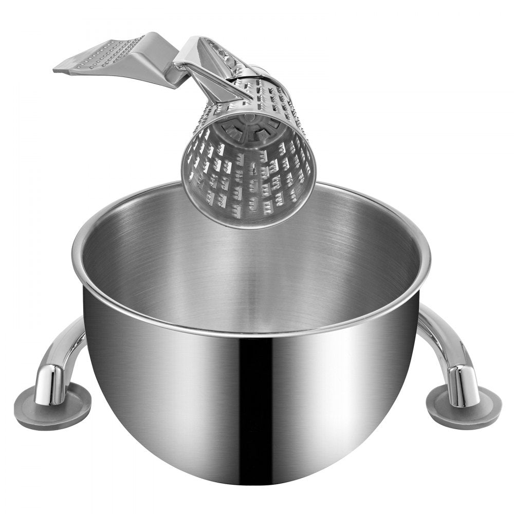 SL-005 - Durable Zinc Alloy Rotary Grater with 5 Blades & 2.5L Bowl