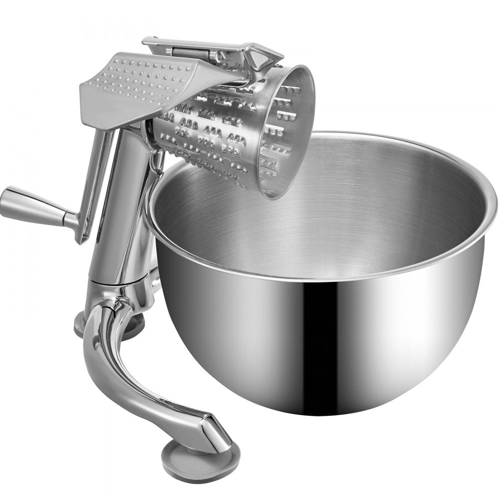 SL-005 - Durable Zinc Alloy Rotary Grater with 5 Blades & 2.5L Bowl
