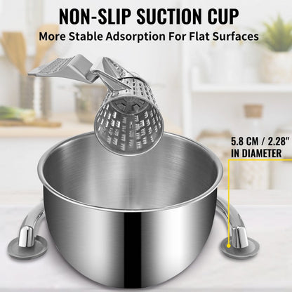 SL-005 - Durable Zinc Alloy Rotary Grater with 5 Blades & 2.5L Bowl
