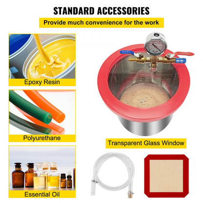 010820235428 - Lightweight 7 CFM Aluminum Vacuum Pump for Automotive and HVAC