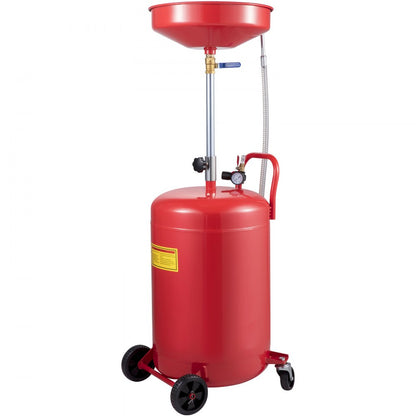 917-02 - 20 Gallon Steel Waste Oil Drain Tank with Adjustable Pressure