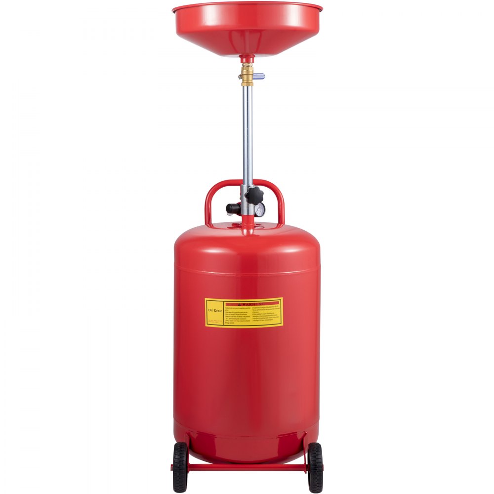 917-02 - 20 Gallon Steel Waste Oil Drain Tank with Adjustable Pressure