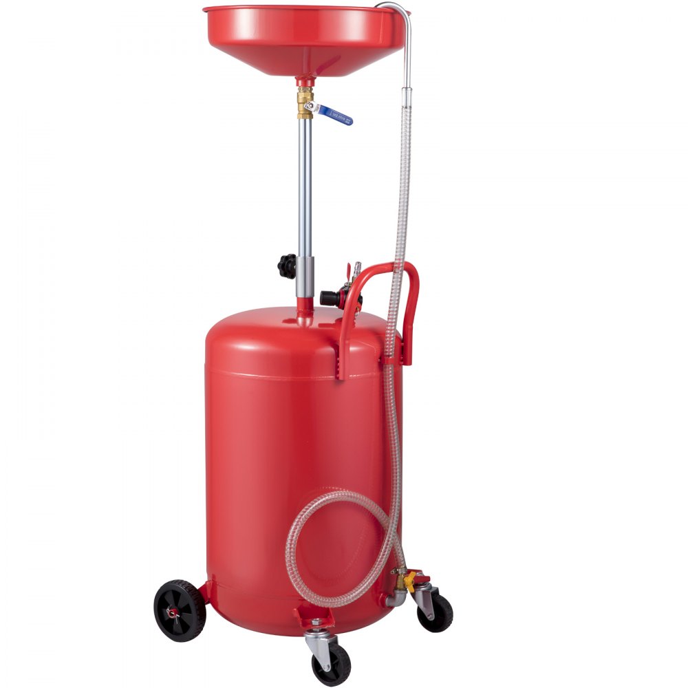 917-02 - 20 Gallon Steel Waste Oil Drain Tank with Adjustable Pressure