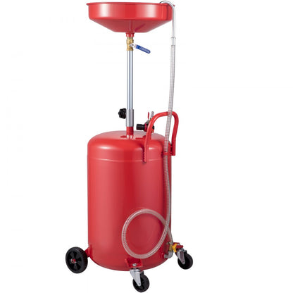917-02 - 20 Gallon Steel Waste Oil Drain Tank with Adjustable Pressure