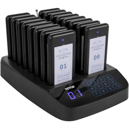 F101 - 98-Channel Restaurant Pager System with 300-500m Range