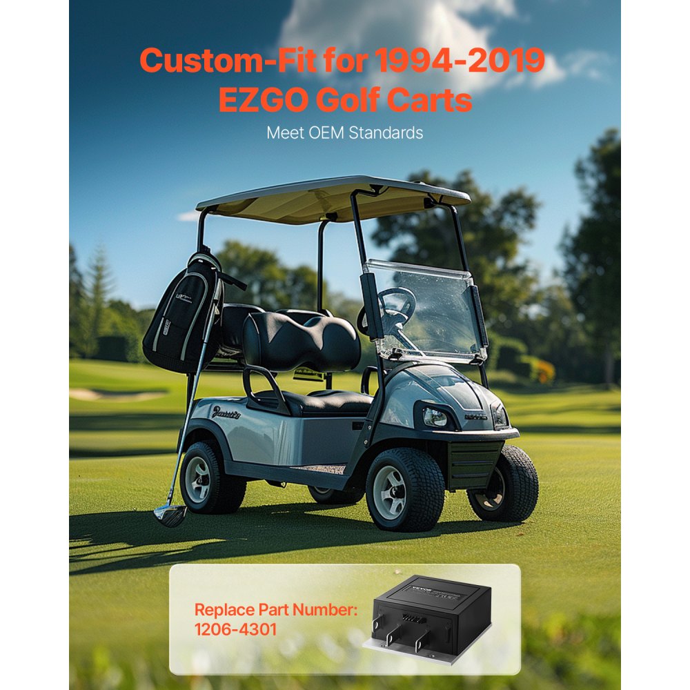 1206-4301 - EZGO 36V 350A Golf Cart Speed Controller with Protection Features