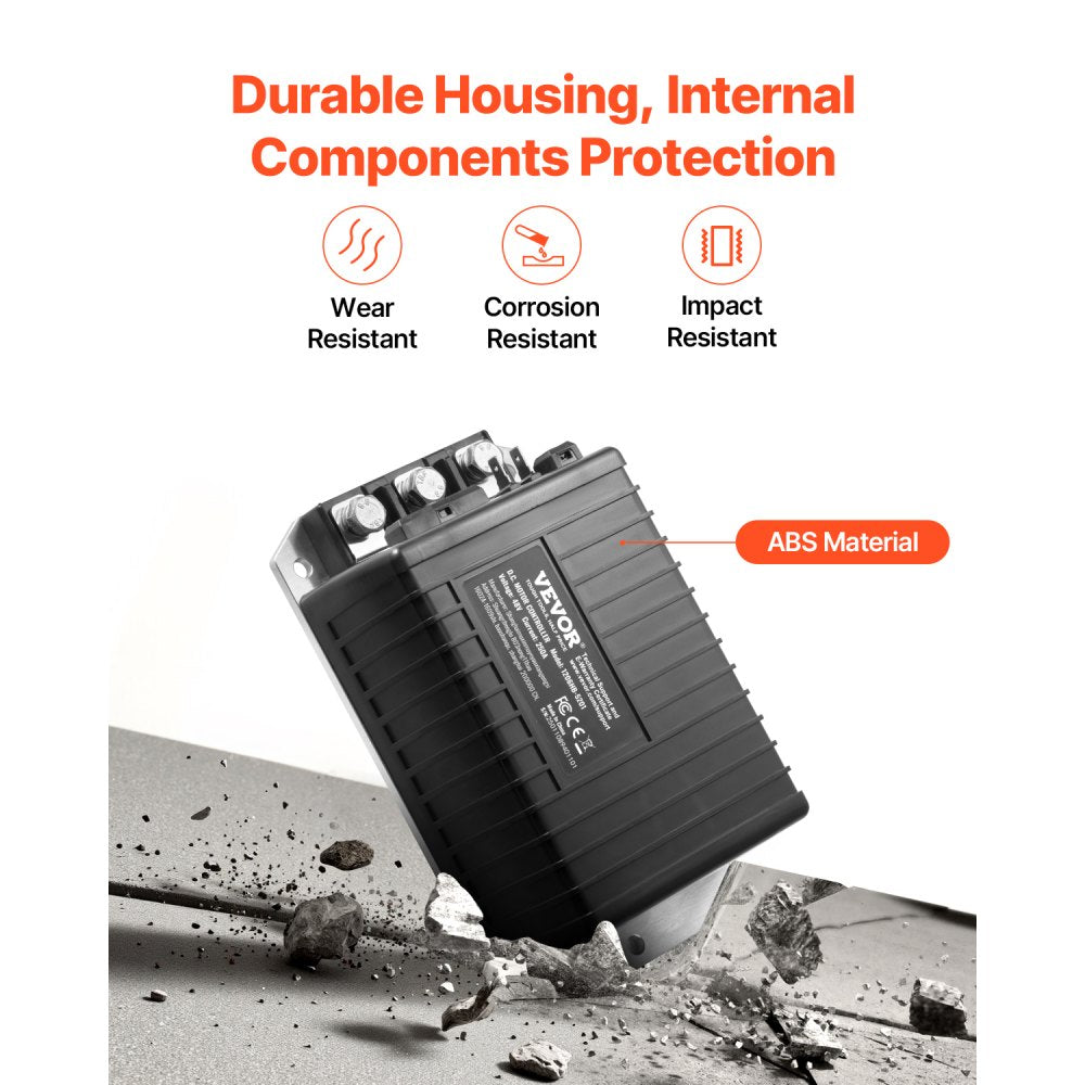 1206HB-5201 - EZGO 48V 250A Golf Cart Speed Controller, Easy Install