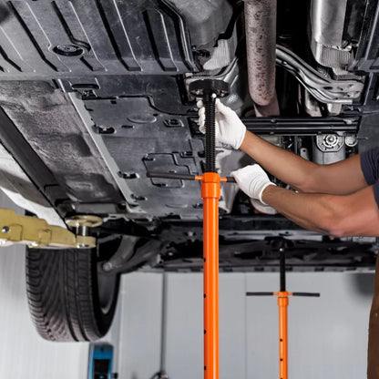 US076 - 3/4 Ton Steel Underhoist Stand, Height 38.4" - 75.4" Adjustable