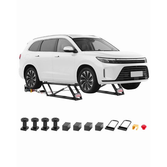 EZJG7000A - 29.4" Adjustable Car Lift, 7000 lbs Capacity with Remote