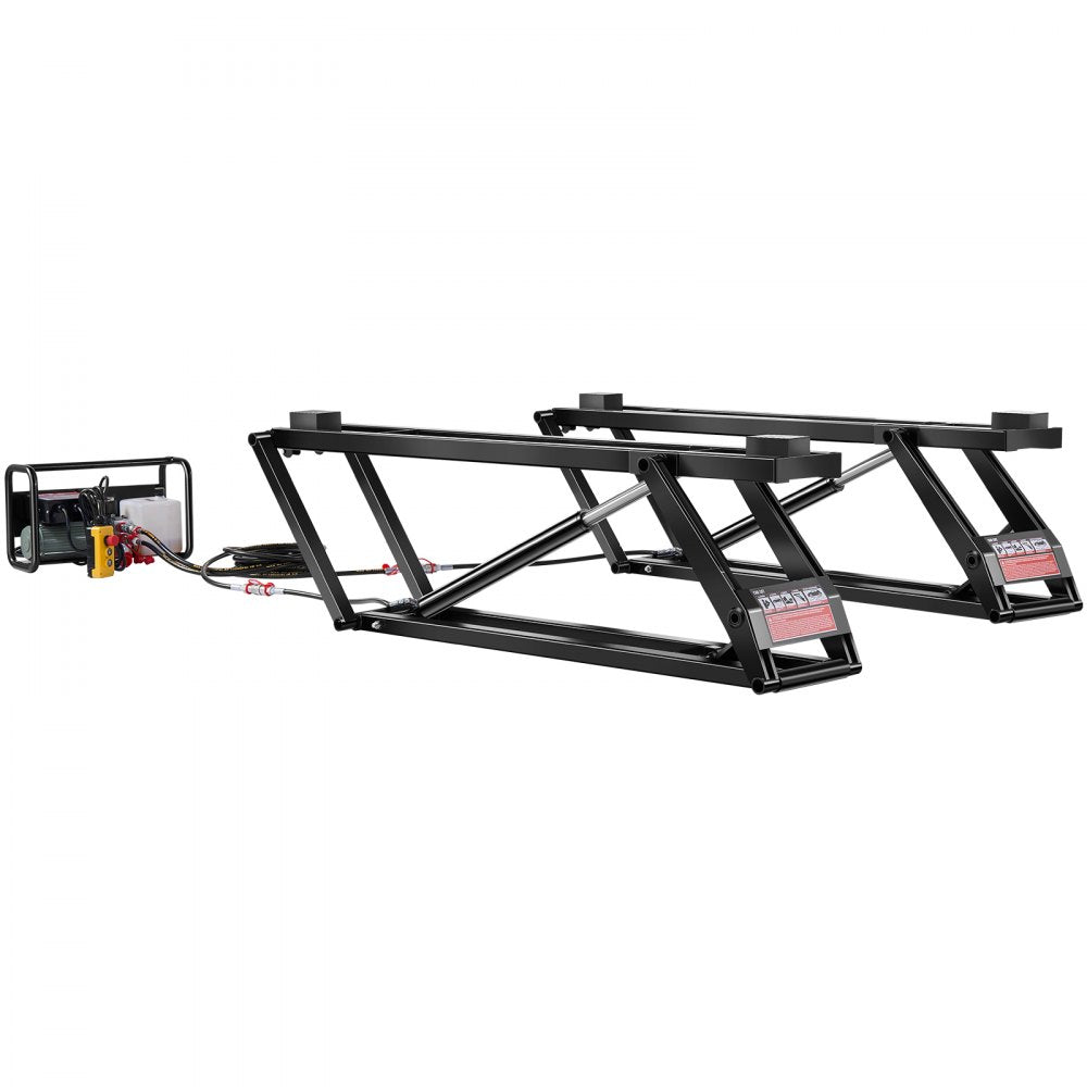 EZJG7000A - 29.4" Adjustable Car Lift, 7000 lbs Capacity with Remote