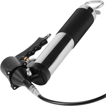 LD-801 - Pneumatic 6000 PSI Grease Gun with Flexible Hose and Couplers