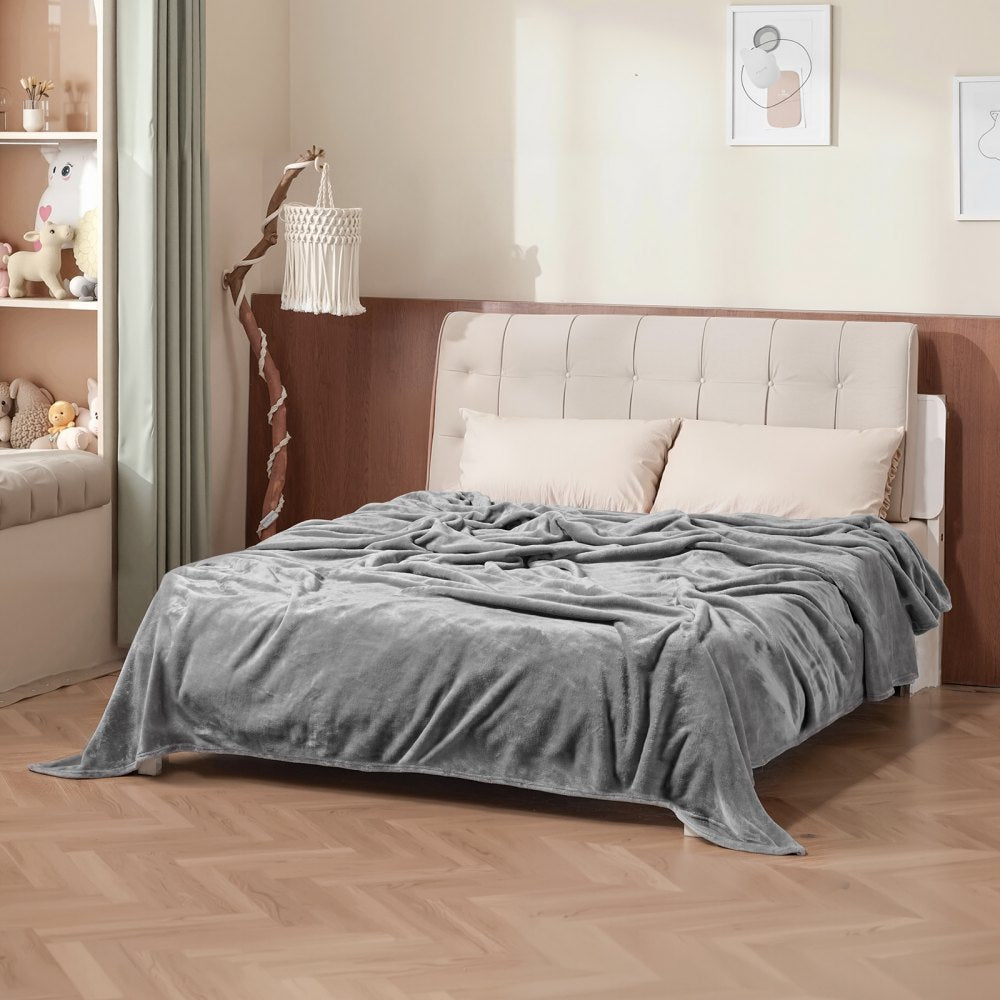 SYSH-BLQ01 - 90x90" Soft Polyester Queen Blanket, Moisture-Absorbing & Machine Washable