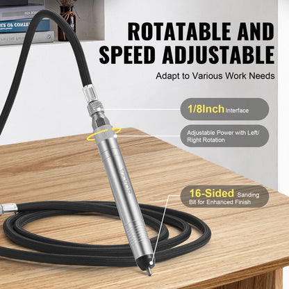 KD-Q01 - Lightweight Pneumatic Engraving Pen with 13,500 BPM Precision