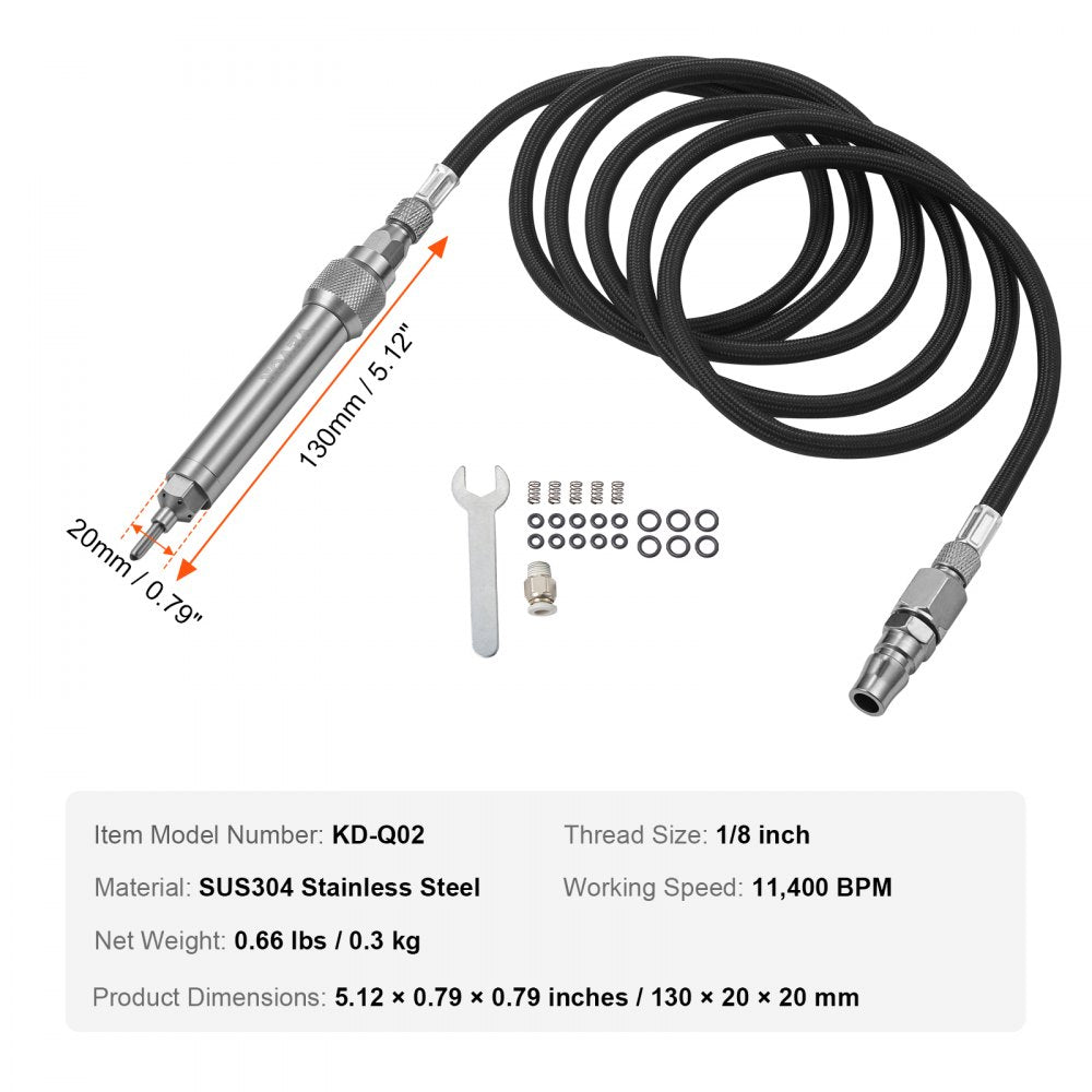 KD-Q02 - High-Speed Pneumatic Engraving Pen for Jewelry and DIY Projects