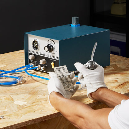 KD-Q102 - VEVOR 60W Pneumatic Engraver with Adjustable 1200-6000 RPM