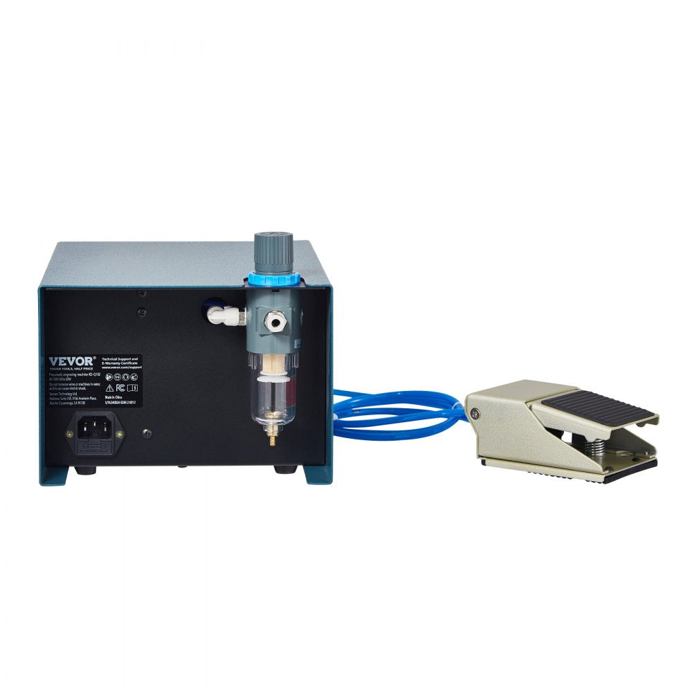 KD-Q102 - VEVOR 60W Pneumatic Engraver with Adjustable 1200-6000 RPM