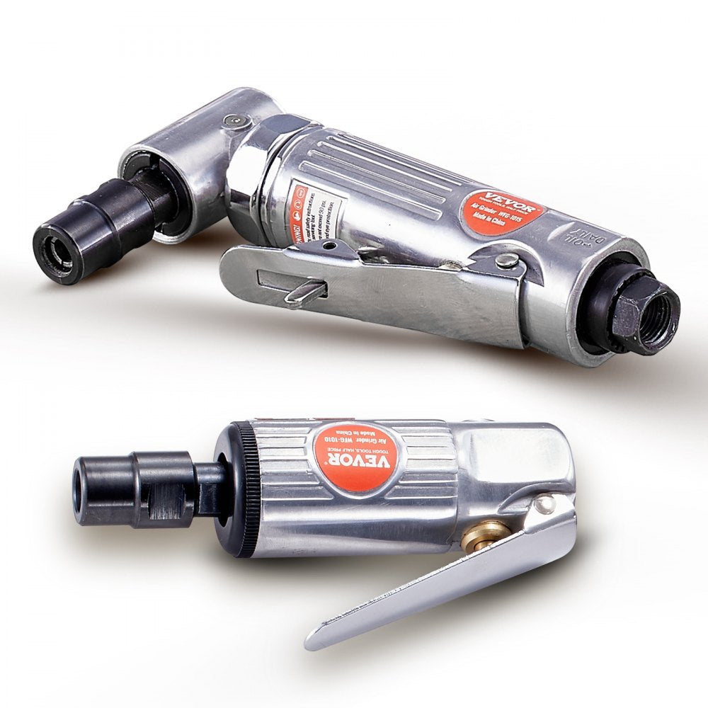 WFG-1015+WFG-1010 - Heavy-Duty Air Die Grinder Kit with 10 Tungsten Burrs