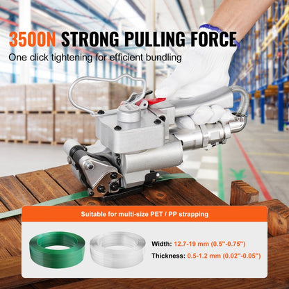 XQD19 - Lightweight Pneumatic Strapping Tool for 1/2" to 3/4" Packaging