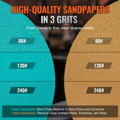 WFS-1031-YW High-Speed 15000RPM Mini Air Sander for Auto Body Work