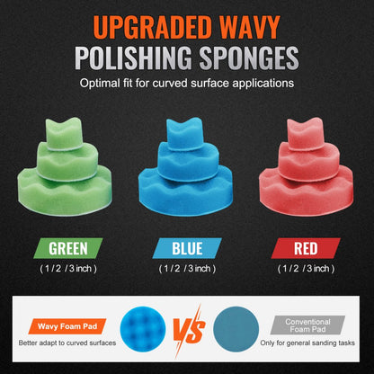 WFS-1031-YW High-Speed 15000RPM Mini Air Sander for Auto Body Work