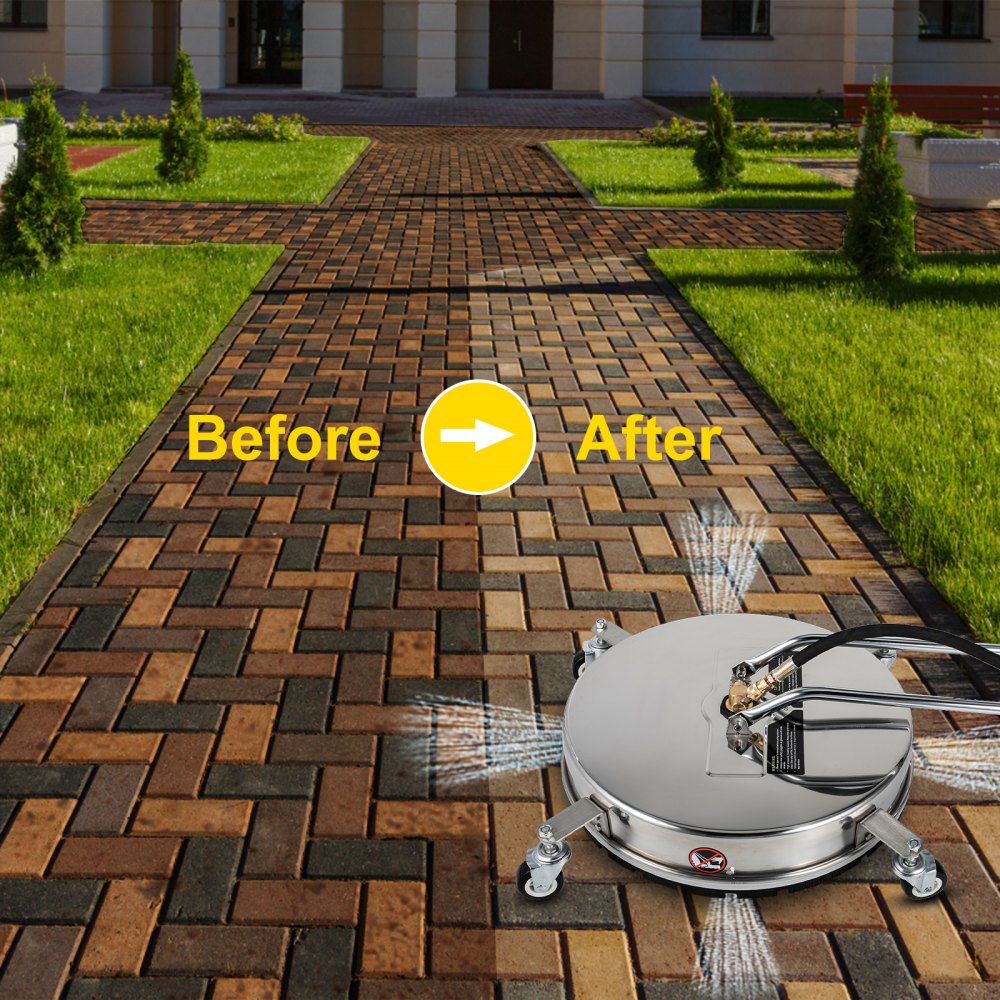 010116327945 - 18" Stainless Steel Pressure Washer Surface Cleaner for Up to 4000 PSI