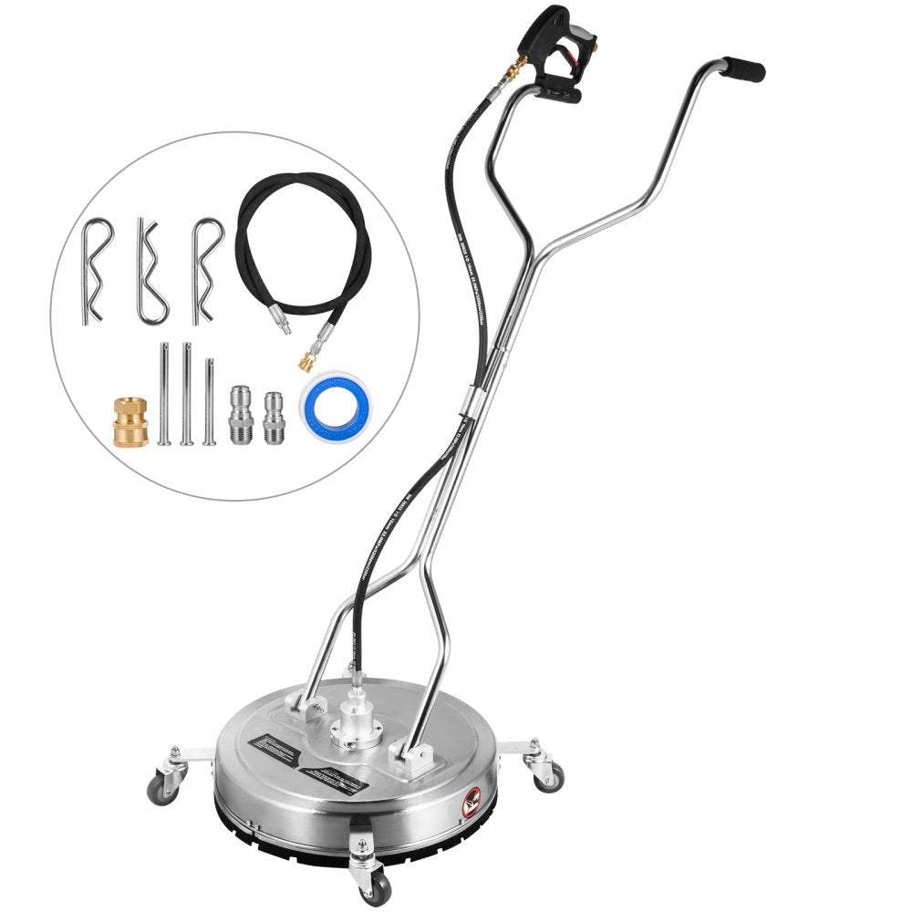 010990225940 - 18-Inch Stainless Steel Surface Cleaner for Pressure Washers