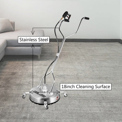 010990225940 - 18-Inch Stainless Steel Surface Cleaner for Pressure Washers