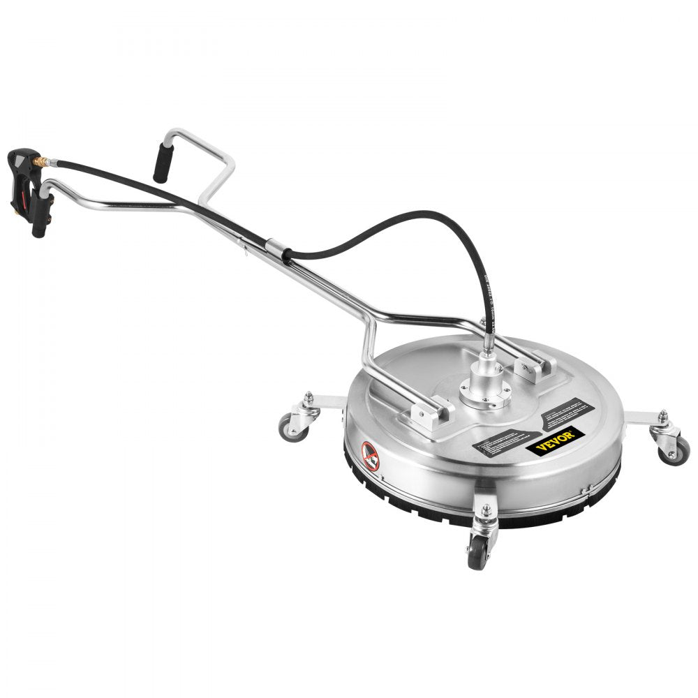 VV-SWC-21 - Stainless Steel Pressure Washer Surface Cleaner with Wheels