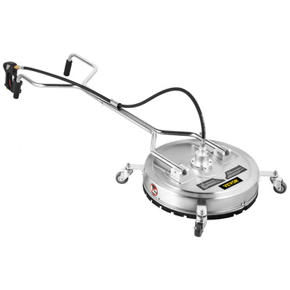 VV-SWC-21 - Stainless Steel Pressure Washer Surface Cleaner with Wheels