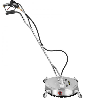 VV-SWC-21 - Stainless Steel Pressure Washer Surface Cleaner with Wheels