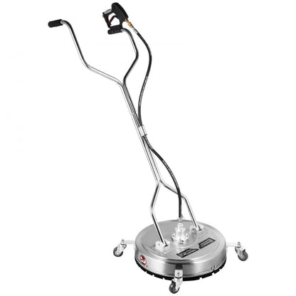 010606936628 - 22" Stainless Steel Flat Surface Cleaner for Efficient Outdoor Use
