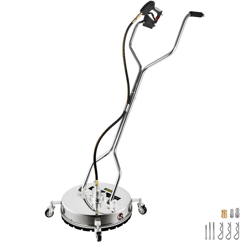 VV-SWC-20 - 20-Inch Stainless Steel Pressure Washer Cleaner for Sidewalks