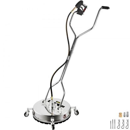 VV-SWC-20 - 20-Inch Stainless Steel Pressure Washer Cleaner for Sidewalks