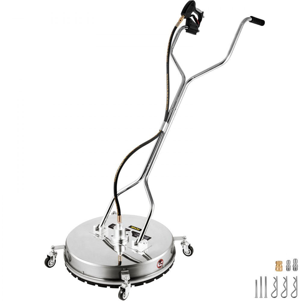 VV-SWC-24 - 24” Stainless Steel Flat Surface Washer, 4000 PSI & Dual Handles