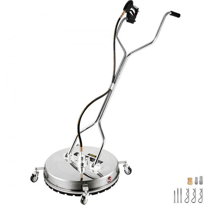 VV-SWC-24 - 24” Stainless Steel Flat Surface Washer, 4000 PSI & Dual Handles