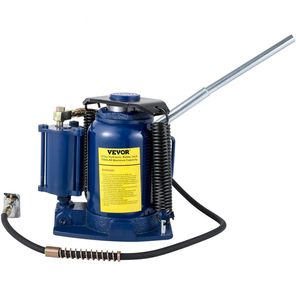 QJD-32B - 32 Ton Dual Operation Air Hydraulic Bottle Jack