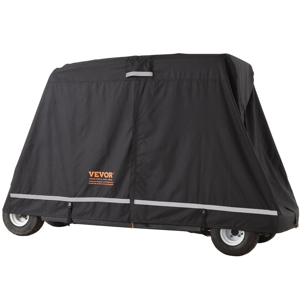 COV-20 - Waterproof 4-Person Golf Cart Cover with Zippered Access