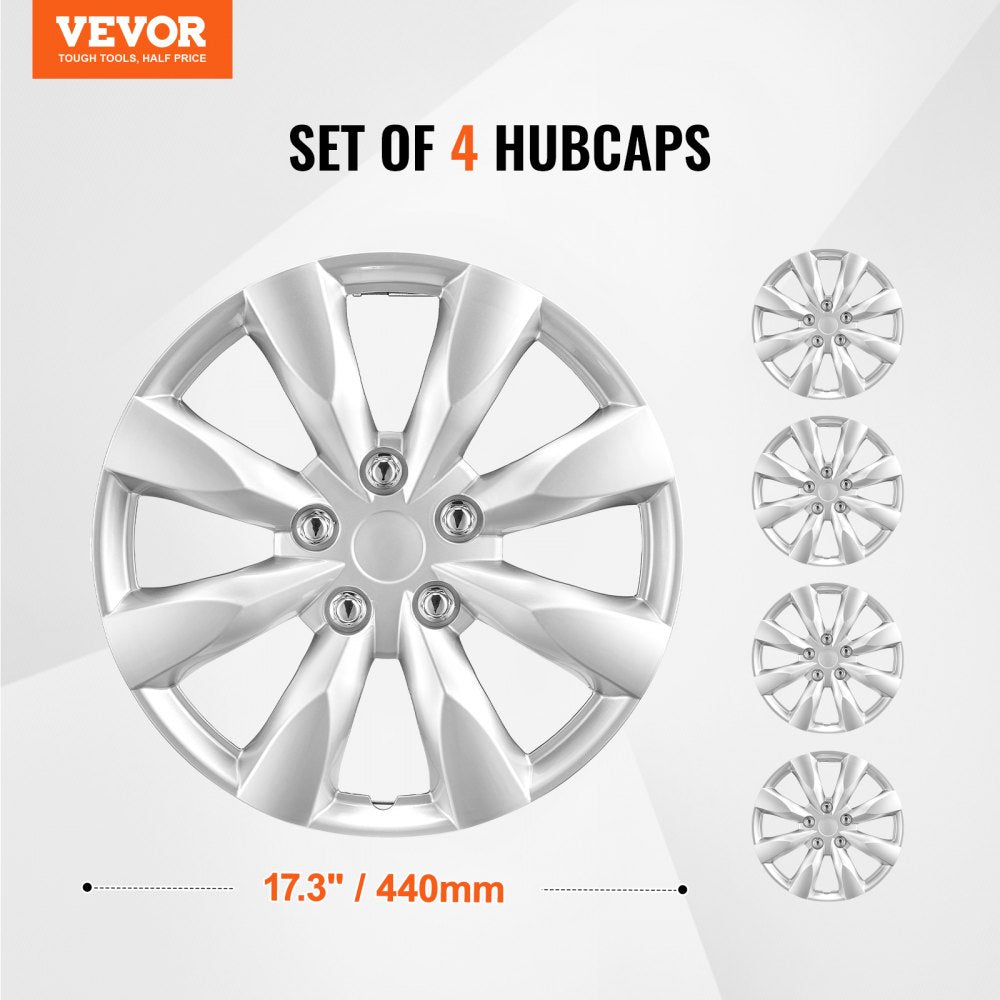 010524117809 - Durable ABS+PC 16-Inch Hubcaps for Stylish Tire Protection
