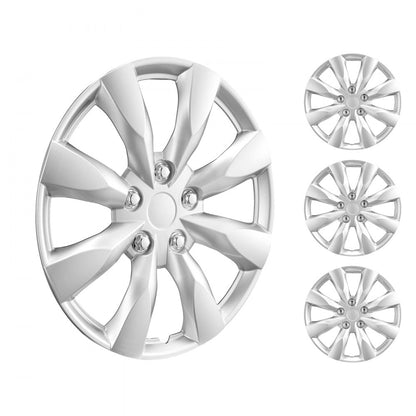 010524117809 - Durable ABS+PC 16-Inch Hubcaps for Stylish Tire Protection