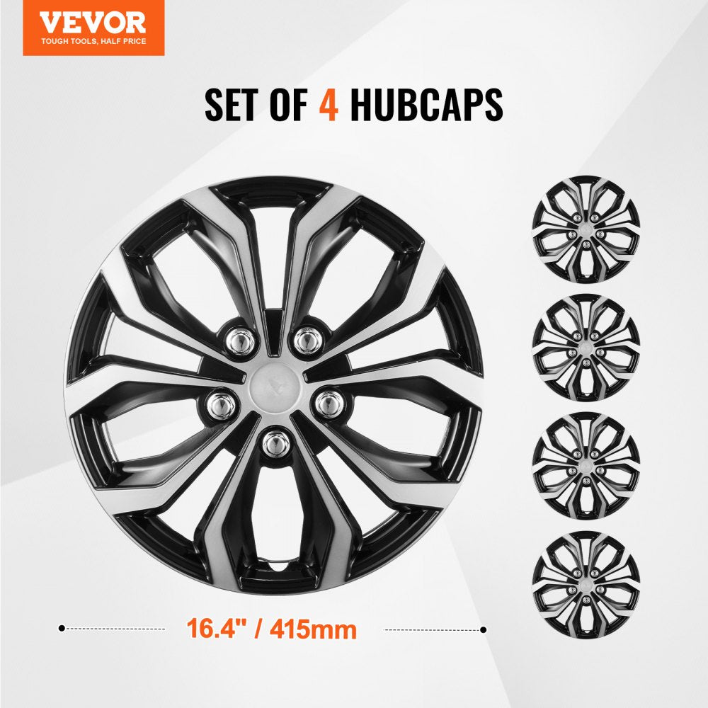 010251360221 - Durable 15" ABS Hubcaps Set for Stylish Wheel Protection