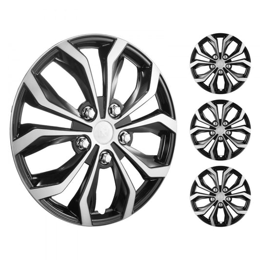 010251360221 - Durable 15" ABS Hubcaps Set for Stylish Wheel Protection