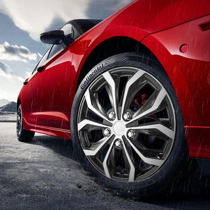 010956431452 - Durable 16" Hubcaps for Stylish Tire Protection and Easy Fit