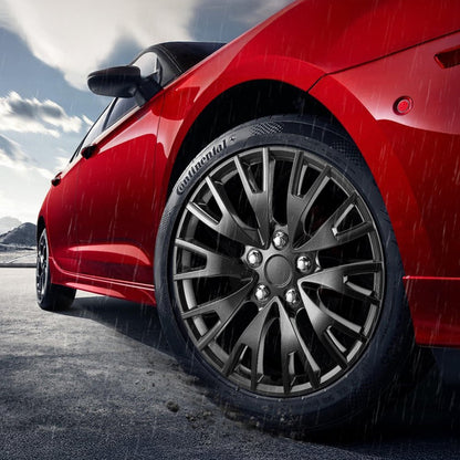 010246661617 - Durable 16" ABS+PC Hubcaps Set for Stylish Wheel Protection